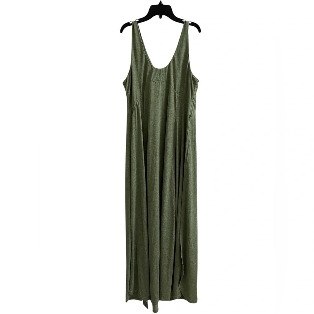 NWT Halara U Neck Flowy Maxi Casual Tank Dress - Picture 4 of 7